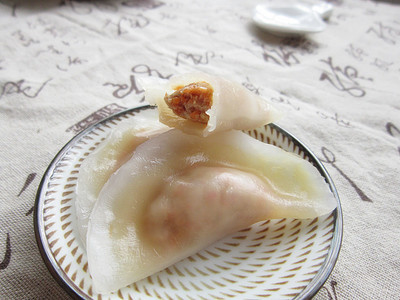 胡萝卜水晶饺