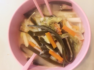 白菜海带土豆汤