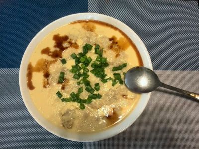 肉末鸡蛋羹