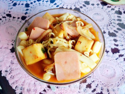 韩式-泡菜年糕锅
