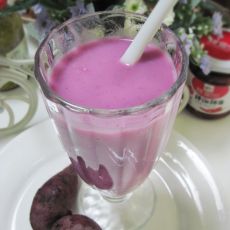 紫薯酸奶汁