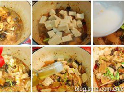 香辣牛筋豆腐煲的做法和步骤(图3)