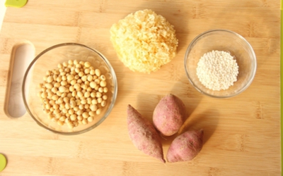 紫薯银耳豆浆的做法和步骤(图2)