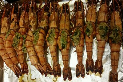 烤竹节虾