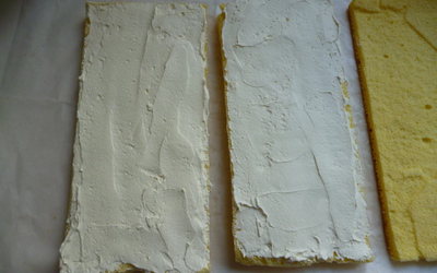 奶油小方蛋糕的做法和步骤第15张图