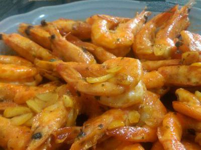 蒜蓉牛油煎虾