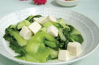 青菜炕豆腐