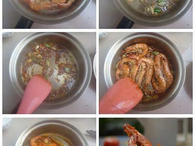 酱烧大虾的做法和步骤(图3)