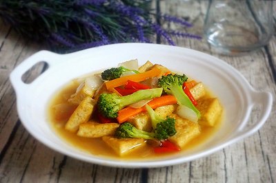 白菜焖豆腐