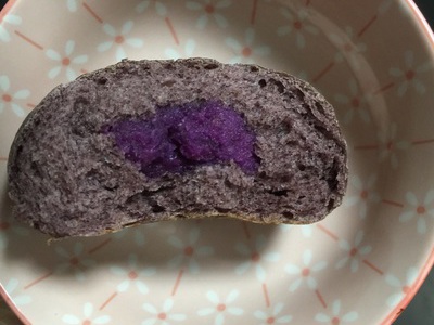 黑米紫薯包