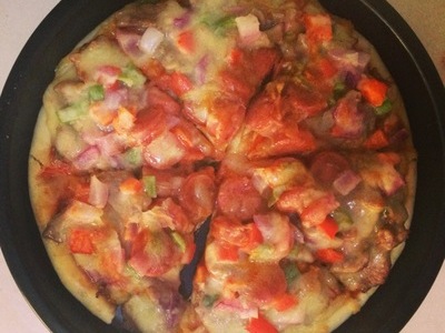 牛肉烤肠甜辣pizza