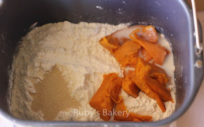/红薯/胡萝卜鲜奶油吐司的做法和步骤第7张图