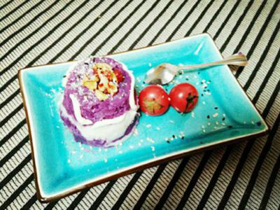 紫薯山药甜品