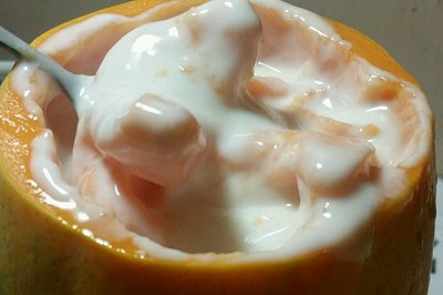 木瓜+酸奶
