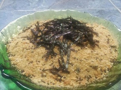 蒜香海苔豆渣松