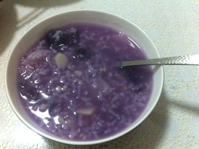 山药紫薯薏米粥