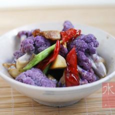 干煸紫花菜