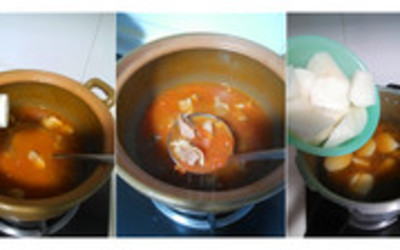 西红柿牛腩汤炒饭的做法和步骤第3张图