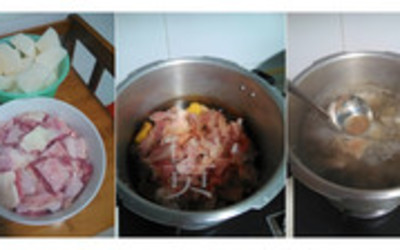 西红柿牛腩汤炒饭的做法和步骤第2张图