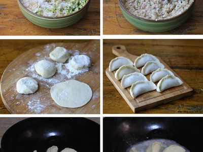 小南瓜杏鲍菇冰花煎饺的做法和步骤(图5)
