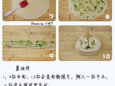 香酥葱油饼的做法和步骤(图2)