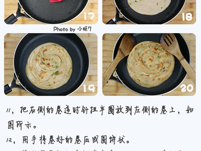 香酥葱油饼的做法和步骤(图3)