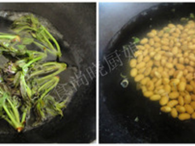 香椿拌黄豆儿的做法和步骤(图1)
