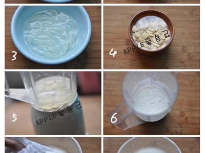 杏仁豆腐的做法和步骤(图2)