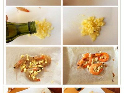 蒜烤白对虾的做法和步骤(图3)