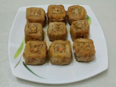 虾仁釀豆腐