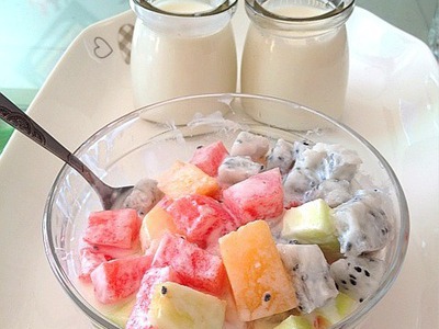 酸奶水果沙拉
