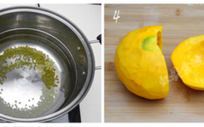 南瓜绿豆汤的做法和步骤(图3)