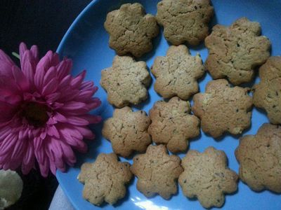 全麦柠檬黑芝麻饼干