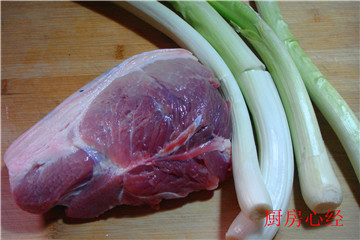 大葱回锅肉的做法和步骤第2张图