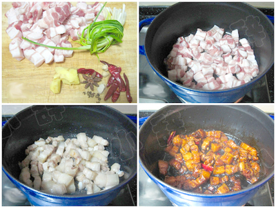 凉瓜红烧肉的做法和步骤(图2)