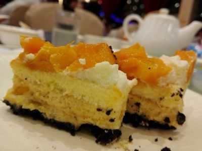 芒果慕斯夹心蛋糕（10寸方盘）