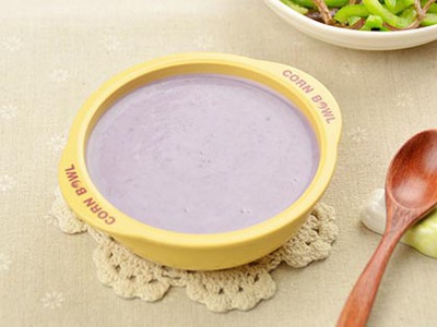 紫薯奶香粥