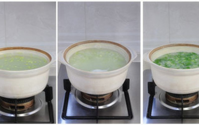 青豆毛白菜粥的做法和步骤第5张图