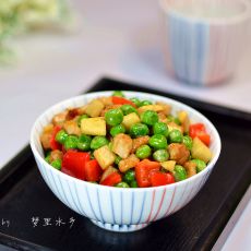甜豌豆炒冬笋