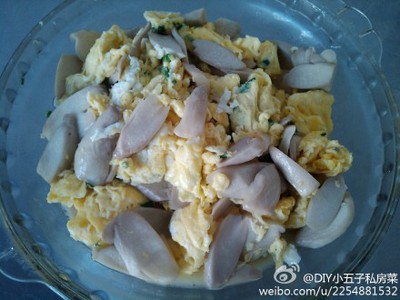 鲍茹炒鸡蛋
