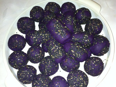 紫薯圆子