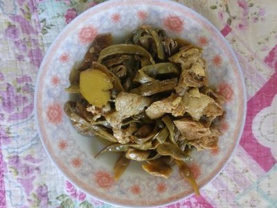 炖干豆角