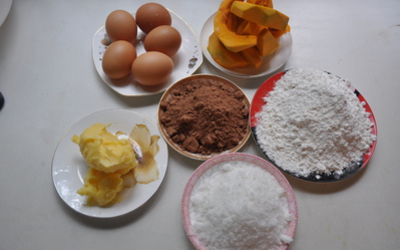 天然南瓜蛋糕的做法和步骤第2张图