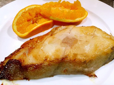 香橙煎鳕鱼