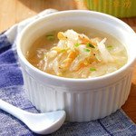 萝卜丝虾皮疙瘩汤