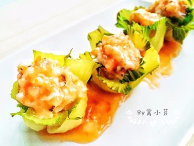 虾滑酿青菜