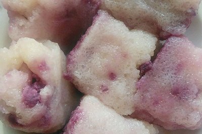 水晶紫薯卷