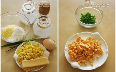 奶香甜玉米小煎饼的做法和步骤第3张图