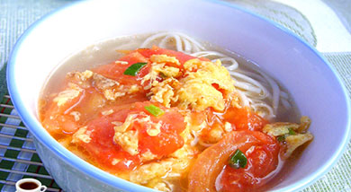 西红柿鸡蛋汤面条