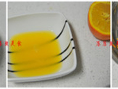 香橙乳酪烫面戚风蛋糕的做法和步骤(图1)